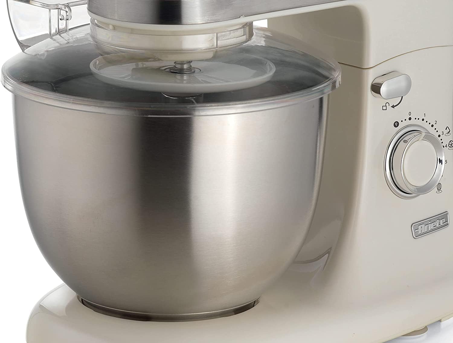 Ariete Vintage Food Processor Stand Mixer, Kitchen Machine with 5.5L Stainless Steel Bowl, 1200W, 7 Speed Ariete Vintage Food Processor Stand Mixer, Kitchen Machine with 5.5L Stainless Steel Bowl, 1200W, 7 Speed